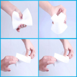 5TK Cleaning Magic Sponge Eraser Melamine Cleaner Multifunktsionaalne vahtvalge valge