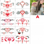 10 tk prinditud t&auml;toveeringu kleebis Kaunis armikate k&otilde;hul veekindel t&auml;toveeringu kleebis A