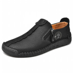 Suures suuruses 47 48 Pehmest nahast kingad Meeste Loafers Mugavad vabaajas&otilde;idukingad Mokassiinid Meeste jalan&otilde;ud 38 must