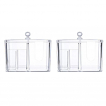 Kaanega puuvillane tampoonikarp 1/2 tk akr&uuml;&uuml;list vannituba magamistuba 2PCS