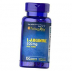 Arginiin, L-Arginiin 500, Puritan's Pride 100 kapslit (27367001) 100caps