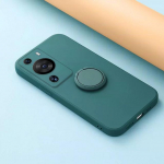 &Uuml;hev&auml;rviline pehme silikoonist telefoni&uuml;mbris Huawei P60 Pro P50 P40 P30 P20 Lite r&otilde;ngasaluse hoidik kaamera objektiivi kaitse tagakaas For Huawei P20 roheline