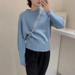 L&uuml;hike naiste kampsun, s&uuml;gisene ja talvine &otilde;rn, pehme, kleepuv, laisk korea versioon, naiste kampsun One Size roheline