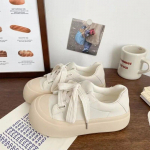 Platvorm spordijalatsid Jaapani valged moev&auml;rvid naistele vulkaniseeritud vabaaja l&otilde;uend Lame Harajuku jooksukorv Lolita 35 beež