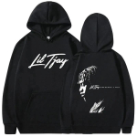 R&auml;ppar Lil Tjay Destined 2 Win Music Album Print Pullovers Hoody Naiste Pusad Pusad y2k Riietus S&uuml;gis Talv Unisex Hoodie Unisex L black