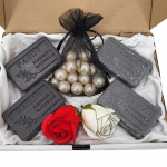 Gift Box &ndash; Prantsusmaal valmistatud seebikarp h&auml;rrasmeestele must