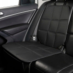 Autoistme kaitsekate nahast lapse turvalisus tagaistme padjamatt ISOFIX liidese kaitse tekkpadi lastele must