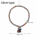 Linnupapagoi ring r&otilde;ngas k&ouml;is ahvena alus kiik n&auml;rimism&auml;nguasi linnupuuri kaunistus 18cm