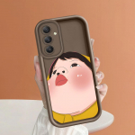 Mickey pehme silikoonist telefonikorpus, t&auml;iskaanega kaamera p&otilde;rutuskindel kummist &uuml;mbris Samsungile Samsung A03 valge