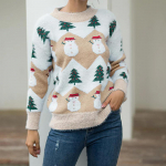 S&uuml;gis- ja talvine naiste kampsun &Uuml;markaelusega j&otilde;ulune vabaaja slouchy mood Vibe Sense Pullover, kootud kampsun S khaki