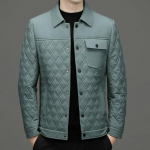 Minglu s&uuml;gistalvised meeste pargid luksuslikud s&uuml;gistalvised &uuml;hev&auml;rvilised &uuml;herealised vabaaja meeste jakid ja mantlid 4XL L