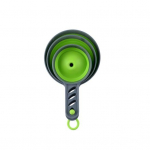 Kasulik rippuva augu kujundus Dosaator Kulumiskindel kokkupandav toit Vedel v&uuml;rtsi&otilde;li lehter Koduvarustus Toidulehter roheline