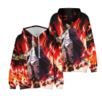 ONE PIECE Anime Monkey D. Luffy Print Meeste Pusad Naiste Hip Hop Vintage dressipluusid Suurem&otilde;&otilde;tmelised t&auml;navar&otilde;ivad Unisex XL punane