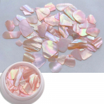 Viilud Shell Fragments Ornament Nail Art Abalone Slics Nail Art Decorations lilla