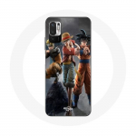 &Uuml;mbris Xiaomi Redmi Note 10 5G Goku naruto Luffy &uuml;heosalise Dragon Ball z 3D Anime manga jaoks