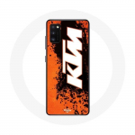 Valge oranži taustaga &uuml;mbris Samsung Galaxy S20 pluss KTM Logo jaoks