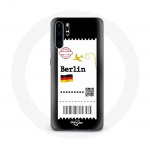Coque pour Huawei P30 Billet d'avion Berlin