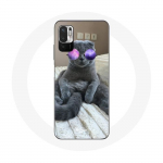 &Uuml;mbris Xiaomi Redmi Note 10 5G kassi jaoks lillade prillidega