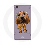 Huawei P8 Lite Brown floppy k&otilde;rvade &uuml;mbris