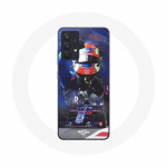 Coque Samsung Galaxy A13 5G Formule 1 Pierre Gasly Pilote automobile F1 Rouge Bleu