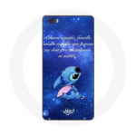 &Uuml;mbris Huawei P8 Lite Stitch Ohana Quote jaoks