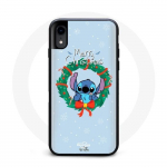 &Uuml;mbris Iphone X Stitch snow jaoks Merry Christmas sinine