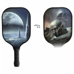 Pickleball Reket Klaaskiust Pickleball V&auml;lispordi Uv Prindimustri disain Pickleball Reket