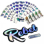 Rebel LOGO Motorcycle Stickers Side Strip Bike Helmet Sticker on Car Styling Vinyl Decal For HONDA YAMAHA KAWASAKI must