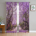 Hallid valged puuoksad L&auml;bipaistvad kardinad elutuppa Moodne Voile kardin Magamistoa T&uuml;llkardinad Aknakatted Dekoor W135 x H183cm