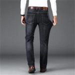 Meeste puuvillased venivad &otilde;hukesed teksad sirge versioon &auml;rimood teksap&uuml;ksid vintage sinine br&auml;ndi p&uuml;ksid mustad 29 must