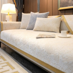 &Scaron;enillist diivanipadi Four Seasons universaalne libisemiskindel padi kaasaegne k&otilde;rgekvaliteediline beež diivani katteriie 110*210