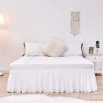 Valge voodiseelik Elastsusega &uuml;mbervolditav Voodiseelik Kodu Hotelli Voodiseelik Voodikate ilma pealispinnata Couvre Lit Voodikaitse Twin 100x200x38cm