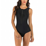 Naiste ujumistrikoo &uuml;hes t&uuml;kis kost&uuml;&uuml;mid Treening Sport supelkost&uuml;&uuml;mid Varrukateta ujumisriided Sportlikud T&otilde;mblukuga surfi ujumisriided L