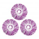 3 tk. tsentrifuugmopipeade vahetus Superpehmed, v&auml;ga imav universaalne, kergesti vahetatav p&otilde;randapuhastusmopipea t&auml;itetarvikud lilla/valge