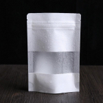 100tk valge j&auml;&auml;tunud aken paks j&otilde;upaber isekott kott kommid suupisted niiskuskindel tihend pakkimiskott Kodusisustus hoiustamine isesulgev kott 9x14+3cm