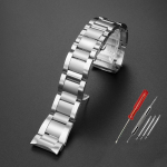 23mm K&otilde;rgekvaliteediline Roostevabast Terasest K&auml;ev&otilde;ru Cartier W7100037/W7100041/7100015 Seeria Metallist Kellarihmad Meeste Kellarihm 23mm h&otilde;be
