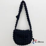 Pilve Mull Pom-Pom Mini Ristkott (5 v&auml;rvi) 24x18x4cm kollane