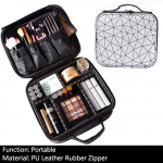 Naiste alligaatori meigikohver Nahast professionaalne kosmeetikatoode pintslid meigikohver Naiste reisikosmeetikute kosmeetikakott