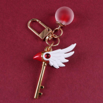 Cardcaptor Card Captor Kinomoto Sakura Bird Magic Wand Stick Klouni kaardi kaelakee ripats Cosplay v&otilde;tmehoidja v&otilde;tmehoidja tugi