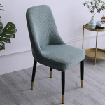 K&otilde;ver seljatoe tooli kate, poolringikujuline s&ouml;&ouml;gilaud elastne tooli kate Chair back high:43-48 cm
