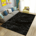 V&auml;rv Sinine Kuld Valge Marmorist pind suur vaip, vaipvaip elutoa diivani uksemati kaunistamiseks, laste libisemiskindel p&otilde;randamatt 40x60cm