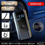 Auto &Otilde;hukompressor 12.6V 150PSI Kaasaskantav Juhtmevaba Auto Rehvipump Nutikas Digitaalne T&auml;ispuhutav Pump Autole Jalgrattale Paadile &Otilde;hupump