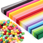 Mitmev&auml;rviline Star Origami paber &uuml;hev&auml;rviline gradient v&auml;rviline t&auml;ht paber dekoratiivpaberi ribad DIY k&auml;sitsi kunst k&auml;sit&ouml;&ouml; 1030PCS type1
