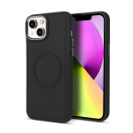 Rahakoti&uuml;mbrised Magnetkaardihoidja Vedel silikoonist &uuml;mbris Magsafe Juhtmeta laadimine iphone 14 Plus 13 12 11 Pro Max Mini jaoks koos kaardihoidja kaanega For iPhone 14 must