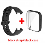 Rihm+&uuml;mbris Redmi Watch 2 Lite nutikellale Kaitse&uuml;mbris Silikoonist k&auml;epael K&auml;ev&otilde;ru Rihm Redmi Watch2 Lite aksessuaaridele Redmi watch 2 Lite