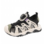 Laste moodsad ja hingavad spordi- ja vabaajasandaalid kapuutsiga raamiga Kingad &Uuml;hev&otilde;rguga lastejalatsid rannajalatsid 27 must