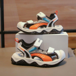 Laste minimalistlikud moodsad ja hingavad v&auml;lispordi- ja vabaajasandaalid raamitud kingad rannajalatsid 27 must