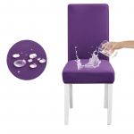 Veekindel elastne toolikate s&ouml;&ouml;gitoale K&ouml;&ouml;k Pulmahotell bankett Restoran m&auml;&auml;rdumisevastane istmekate Housse De Chaise lilla