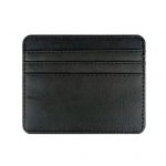 Kaardihoidja, suure mahutavusega kulumiskindel kunstnahast &uuml;li&otilde;huke multifunktsionaalne kaardi kaitsekate v&auml;litingimustes must