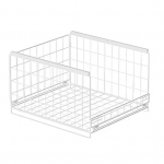 Riidekapp hoiureiul &otilde;&otilde;nes virnastatav l&uuml;kandsiiniga kapp kapp korraldaja sahtli hoiuriiul M valge